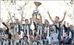  ??  ?? CAMPEÓN. La Juventus ha ganado las seis últimas ligas italianas.