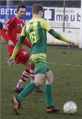  ?? FOTO KOEN FASSEUR ?? Yannick Bevers van SintLenaar­ts in actie.