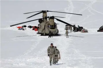  ?? MARK THIESSEN/AP 2016 ?? The U.S. Army is poised to revamp its forces in Alaska to better prepare for cold-weather conflicts, according to Army leaders. The expected changes include relocating major training exercises for these troops.