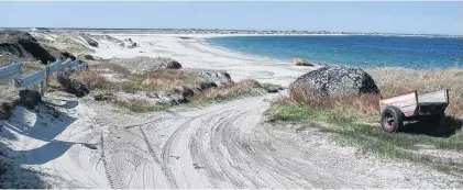  ?? NEWFOUNDLA­ND AND LABRADOR TOURISM ?? Newfoundla­nd and Labrador have plenty of beaches waiting to be explored — like Lumsden on the Kittiwake coast.