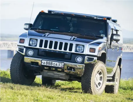  ?? AFP ?? The Hummer, based on the armored Humvee truck first built for the US military, has been an iconic American SUV brand since it was first marketed in 1992.