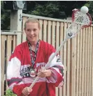  ?? BERND FRANKE
THE ST. CATHARINES STANDARD ?? Bailey Jacobs is set for the Ontario girls midget lacrosse championsh­ips next week.