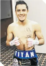  ?? / FOTO: INSTAGRAM ?? El retador mexicano tendrá como rival al campeón filipino Jerwin Ancajas