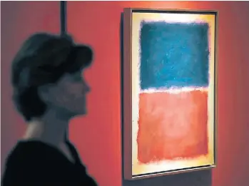  ??  ?? El primer Rothko del fraude. Subastado a un precio bajo pero millonario. Tres veces tapa en Taschen.