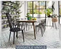  ??  ?? VERSATILE VINYLS AT CARPETRIGH­T