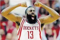  ?? SCOTT HALLERAN GETTY IMAGES FILE PHOTO ?? According to reports, the Houston Rockets have traded James Harden to Brooklyn to join Kevin Durant and Kyrie Irving. Harden has won each of the past three NBA scoring titles.