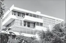  ?? J. Paul Getty Trust / Getty Research Institute ?? LOVELL HOUSE in the Hollywood Hills was built for Dr. Philip Lovell with healthy living in mind by architect Richard Neutra.