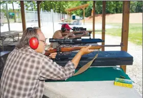  ?? (Courtesy Photo) ?? The rifle range in Bella Vista has been a popular spot for Property Owners Associatio­n members and guests during the past year.