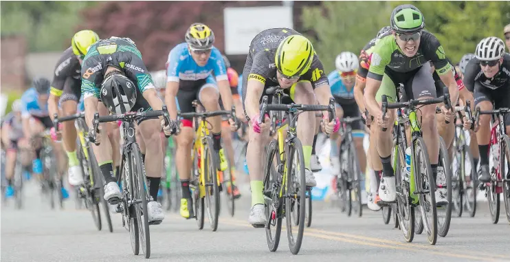  ??  ?? John Murphy of Holowesko-Citadel Racing Team is coming off a win in Sunday’s 155.46-kilometre Tour de Delta road race after second-place finishes in a pair of criteriums.