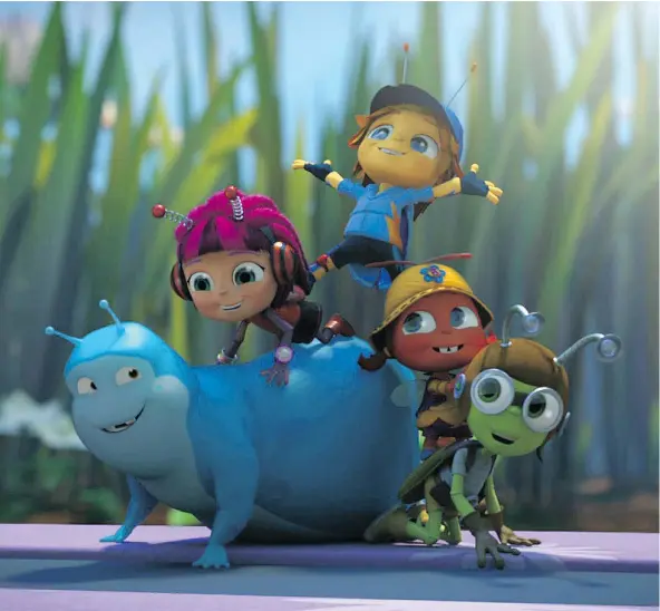  ?? — NETFLIX ?? Vancouver-based Atomic Cartoons worked with Netflix to produce Beat Bugs, a lively blend of 3D animation and classics from John Lennon and Paul McCartney’s Beatles catalogue. The show is streaming now on Netflix.