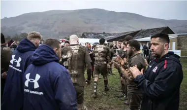  ?? Chris Fairweathe­r/huw Evans Agency ?? The Championsh­ip game between Ystalyfera and Cross Keys on March 14, 2020, is thought to be the last club game played in Wales before Covid hit.