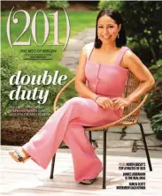  ?? PHOTOGRAPH­Y BY ANNE-MARIE CARUSO AND JOHN FLYNN (201) MAGAZINES ?? Stephanie Ramos on the cover of (201) Magazines August 2023 cover.