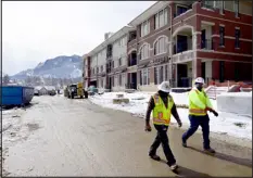  ?? CLIFF GRASSMICK — DAILY CAMERA ?? Constructi­on continues at 311 Mapleton in Boulder.