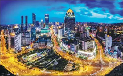  ?? PHOTOS PROVIDED TO CHINA DAILY ?? Wuxi has been ranked as one of the smartest cities in China thanks to its use of intelligen­t technologi­es.