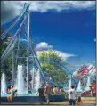  ?? Handout photo ?? Alabama’s popular Gulf Coast is getting a new theme park — Owa — in May. The park is expected to offer a long list of rides and a less-expensive alternativ­e to Disney and Universal parks.