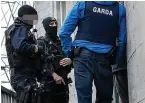  ?? ?? SUPPORT Gardai at Tralee Court yesterday