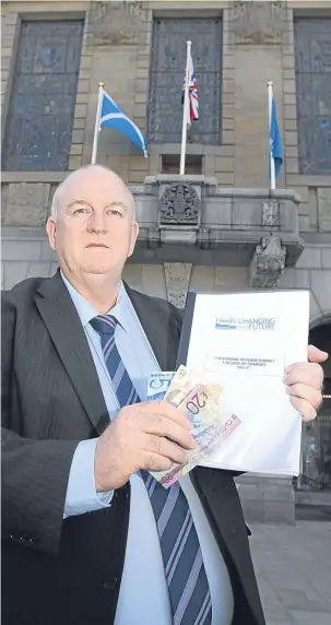  ??  ?? Kevin Keenan wants to see more cash collected from residents.