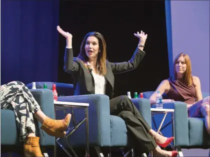  ?? STEVE MARCUS FILE (2017) ?? UNLV’S athletic director Desiree Reed-francois, middle, speaks on a panel during the 11th annual Women’s Leadership Conference at the MGM Grand Conference Center.