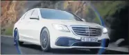  ??  ?? The new S-63 AMG Mercedes-Benz