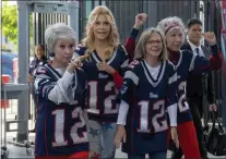  ?? ?? Rita Moreno, from left, Jane Fonda, Sally Field and Lily Tomlin in a scene from “80 For Brady.”