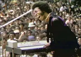  ?? Mass Distractio­n Media / Sundance Institute ?? SLY STONE in “Summer of Soul,” to be shown by Sundance. Ahmir “Questlove” Thompson directed the documentar­y about the 1969 Harlem Cultural Festival.