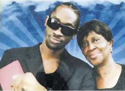  ??  ?? Bounty Killer and his mother, Ivy “Miss Ivy” Williams