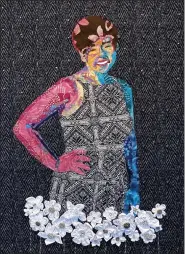  ?? SUBMITTED PHOTO ?? Exeter senior Karleigh Patton won 1st Place for “A Portrait of Myself (embroidery).”