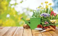  ?? Foto: Alexander Raths, Fotolia.com ?? Jetzt gibt es im Garten viel zu tun.