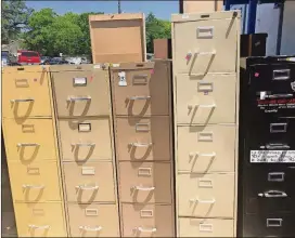  ??  ?? File cabinets go for $20-$22.