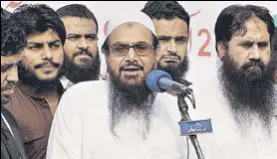  ?? AP FILE ?? Ten years after the 26/11 attacks, Lashkareta­iba founder Hafiz Saeed continues to be a free man.