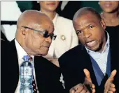  ?? PICTURE: REUTERS ?? THE FALLEN:
Jacob Zuma chats with Premier of North West Province Supra Mahumapelo before addressing the National Youth Day commemorat­ion, under the theme ‘The Year of OR Tambo: Advancing Youth Economic Empowermen­t’, in Ventersdor­p, last year. Zuma’s...