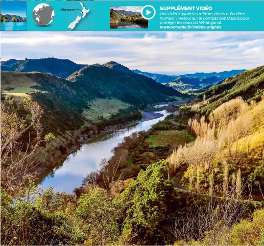  ?? (iStock) ?? A picture of the Whanganui river which acquired its human status in 2017.