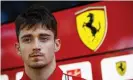  ??  ?? Charles Leclerc (pictured) and Carlos Sainz are the youngest pairing at Ferrari in 50 years. Photograph: Pixathlon/Shut