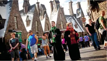  ??  ?? WANDERFUL: A Florida trip comes with changeable cancellati­on and early entry to Harry Potter Wizarding World