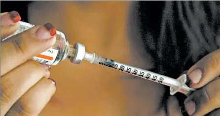  ?? REED SAXON/AP ?? The average price of insulin in the U.S. nearly tripled between 2002 and 2013, according to an American Diabetes Associatio­n study.