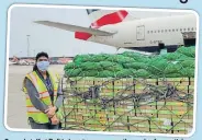  ??  ?? Ground staff at Delhi airport ensure smooth supply of essentials