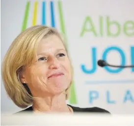  ?? CRYSTAL SCHICK/FILES ?? Mary Moran, president and CEO of Calgary Economic Developmen­t said having officials of two levels of government on a visit to Silicon Valley showed California­n tech firms “the level of commitment that’s coming out of Alberta.”