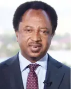  ??  ?? Sen. Shehu SaniYakubu