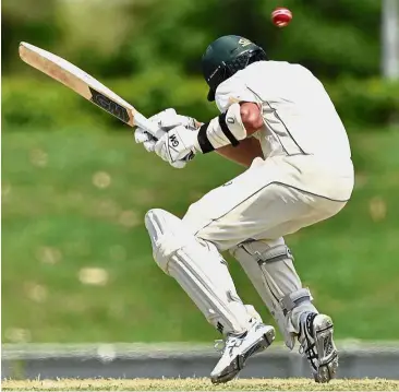  ??  ?? I won’t take that: Cricket Australia XI’s Jason Sangha avoids a bouncer from England’s Chris Woakes on the fourth and final day of the four-day Ashes tour match in Sydney yesterday. — AFP