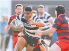  ?? Photo / Getty Images ?? Julian Savea on the charge in club rugby yesterday.