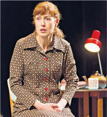  ??  ?? Dignity and mystery: Gina McKee and Stephen Dillane in Faith Healer at the Donmar Warehouse
