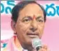  ??  ?? K Chandrashe­kar Rao