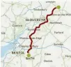  ??  ?? COTSWOLD WAY AT A GLANCE Distance: 102 miles/164km Total ascent: 4,533m Max height: 310m Duration: 6–10 days Difficulty: moderate