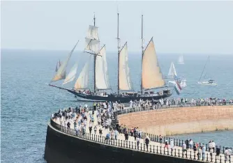  ??  ?? The Tall Ships visit to Sunderland pulled in hundreds of thousands of people.