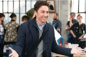  ?? Tribune News Service ?? ■ Alex Schuman (Zach Braff) in “Alex, Inc.”