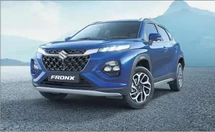  ?? ?? NEW: Suzuki has introduced its Fronx coupe-suv for Australia but is yet to confirm pricing and specs.