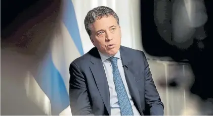  ??  ?? Cronograma global. Nicolás Dujovne, ministro de Hacienda del país anfitrión