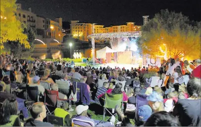  ?? COURTESY PHOTOS ?? MacBeth, the Shakespear­e tragedy, is being staged outdoors by the Shakespear­e Institute of Nevada in MonteLago Village at Lake Las Vegas. The free performanc­e is Oct. 28. VIP seating is available.