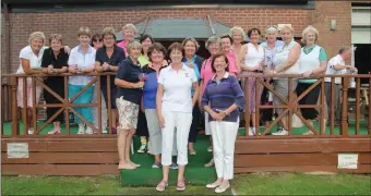  ??  ?? Coollattin lady golfers enjoying the day.