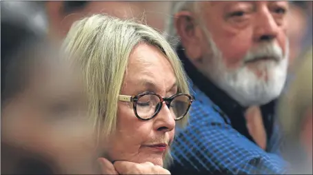  ?? Picture: Getty Images. ?? Reeva Steenkamp’s parents June and Barry during Oscar Pistorius’s sentencing hearing in Pretoria.